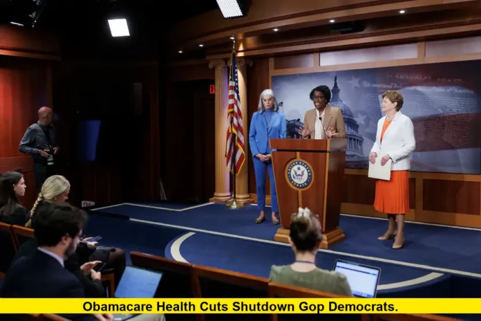 Obamacare Health Cuts Shutdown GOP Democrats