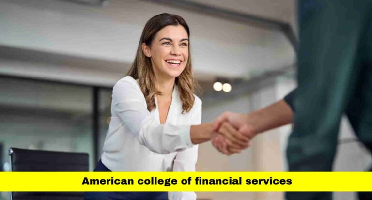 The American College of Financial Services