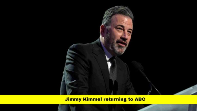 Jimmy Kimmel returning to ABC