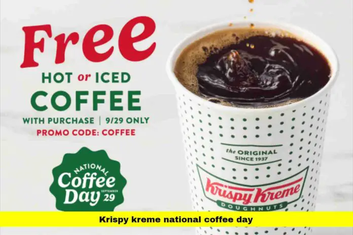 Krispy Kreme National Coffee Day Krispy Kreme National Coffee Day