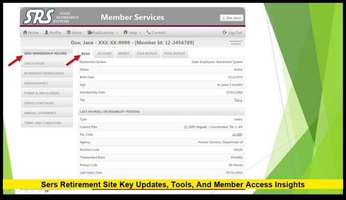 SERS Retirement Site Key Updates, Tools, and Member Access Insights