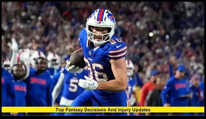 Top Fantasy Decisions and Injury Updates Who Should I Start Week 4? Top Fantasy Decisions and Injury Updates