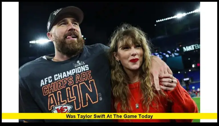 Was Taylor Swift at the game today