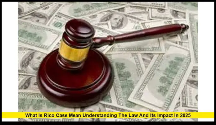 What Is RICO Case Mean? Understanding the Law and Its Impact in 2025