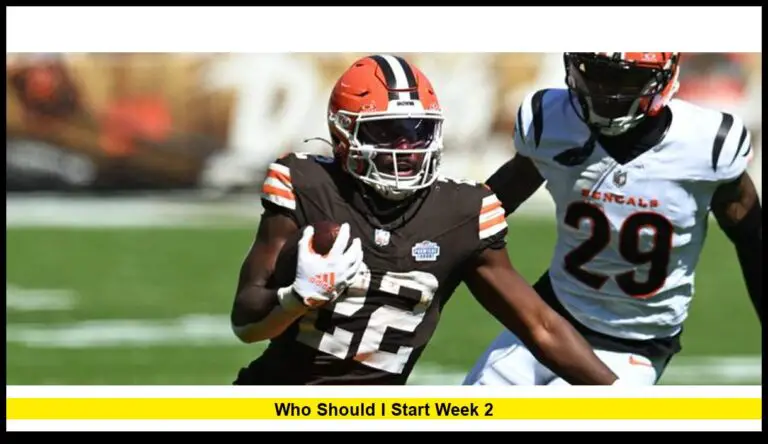 Who Should I Start Week 2