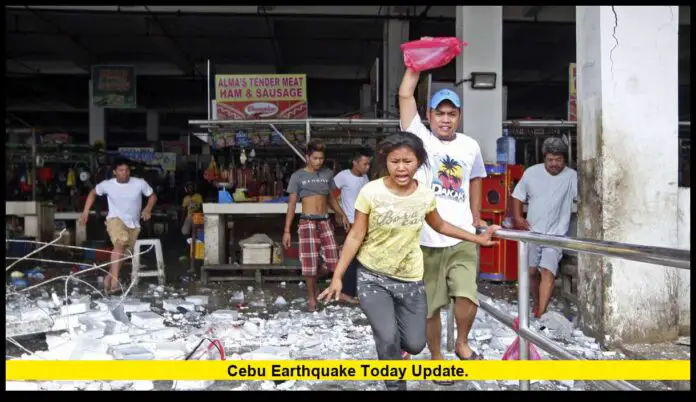 cebu earthquake today update. cebu earthquake today update