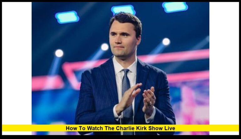 how to watch the Charlie Kirk Show live