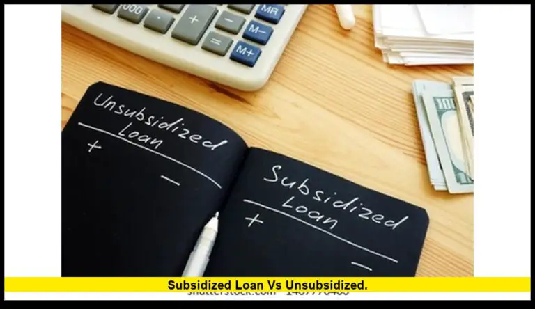 subsidized loan vs unsubsidized
