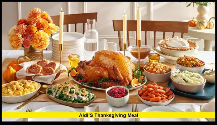 Aldi’s Thanksgiving meal