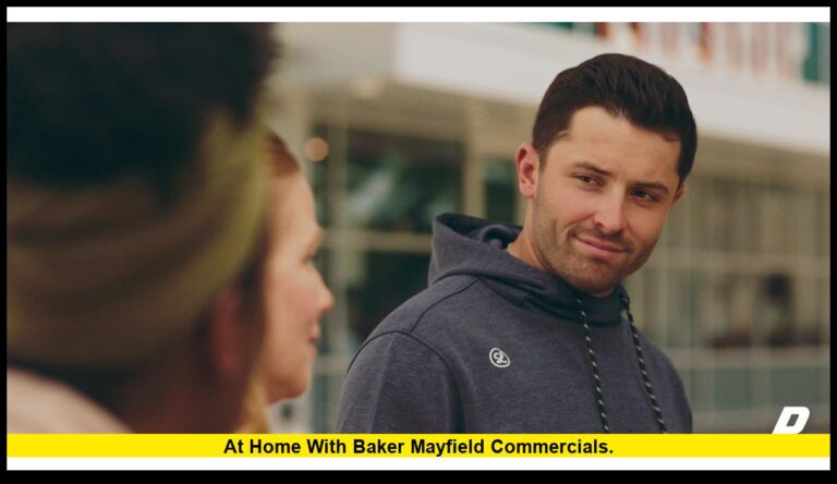 At Home with Baker Mayfield commercials