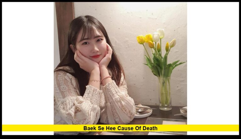 Baek Se Hee Cause of Death: What We Know So Far