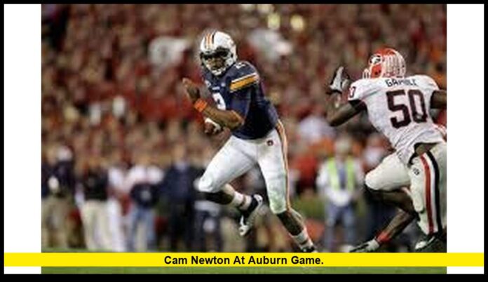 Cam Newton at Auburn game