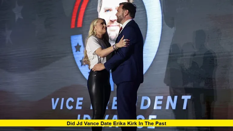 Did JD Vance Date Erika Kirk in the Past