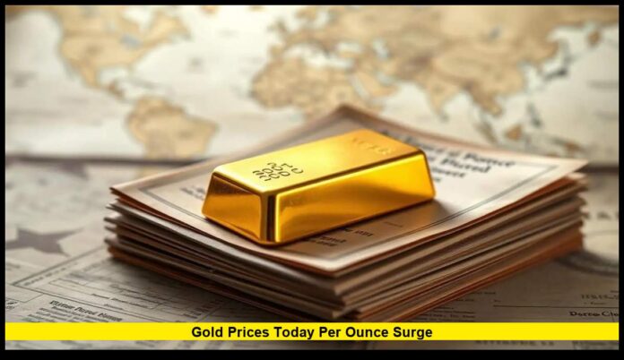 Gold Prices Today Per Ounce Surge to Record Highs Amid Inflation Worries and Economic Uncertainty