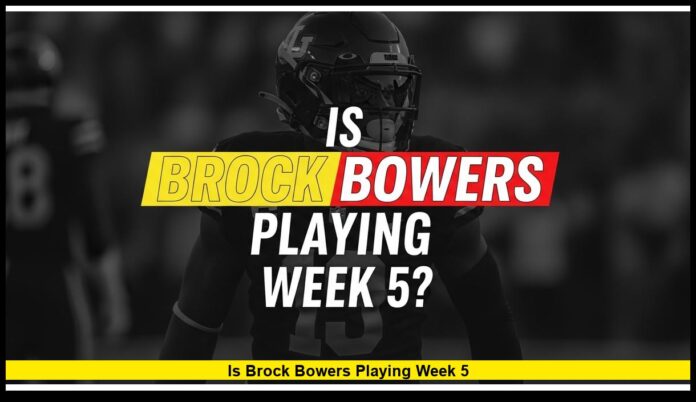 Is Brock Bowers Playing Week 5?