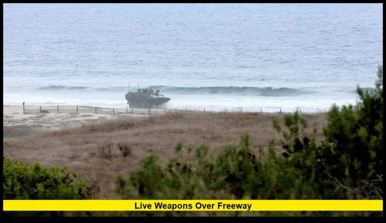 Live Weapons Over Freeway: Dramatic Military Exercise Closes California I-5