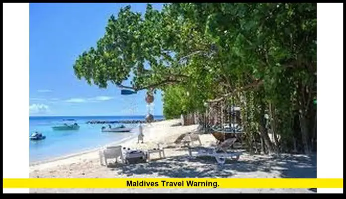 Maldives travel warning