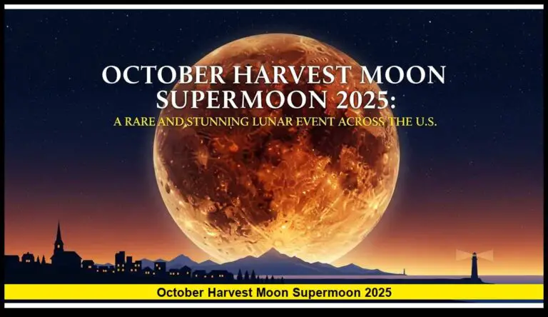 October Harvest Moon Supermoon 2025