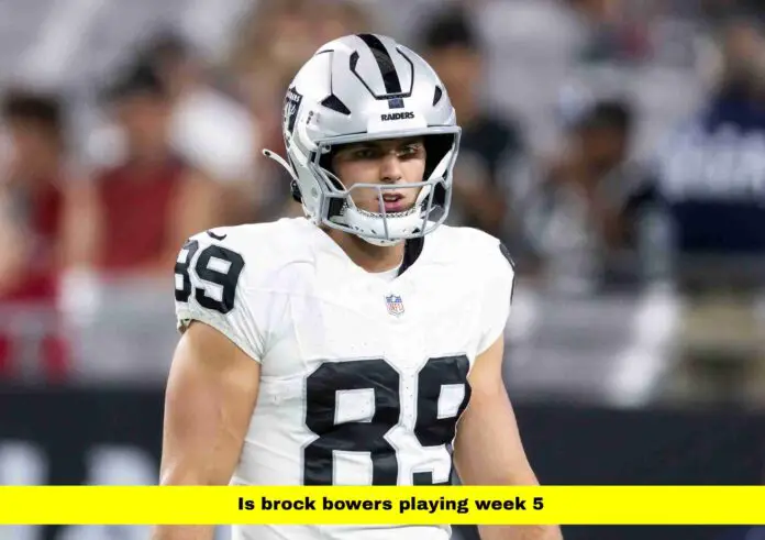Is Brock Bowers Playing Week 5