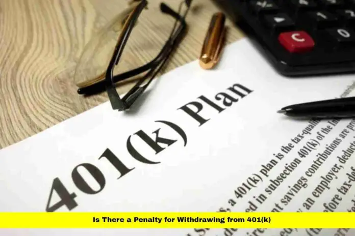 Is There a Penalty for Withdrawing from 401(k)