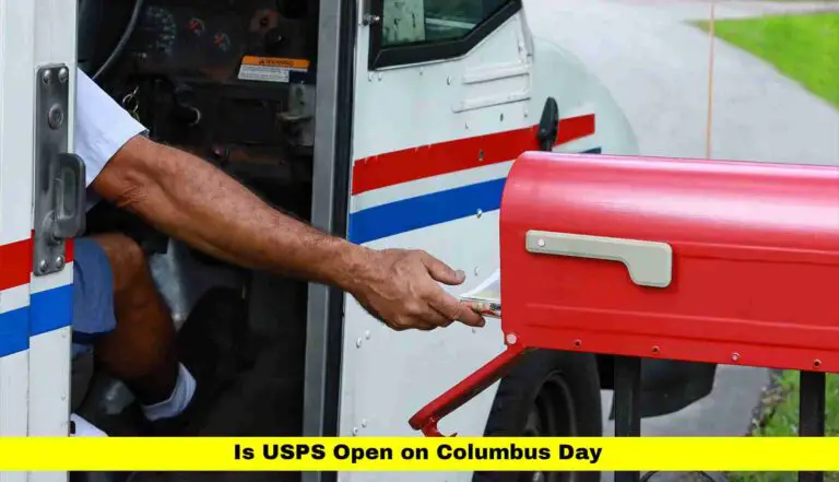 Is USPS Open on Columbus Day
