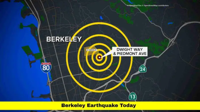 Berkeley Earthquake Today Berkeley Earthquake Today