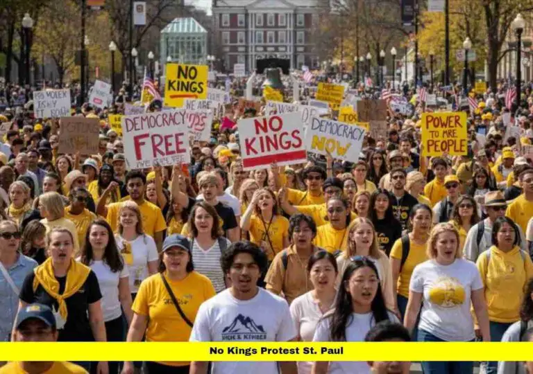 No Kings Protest St. Paul