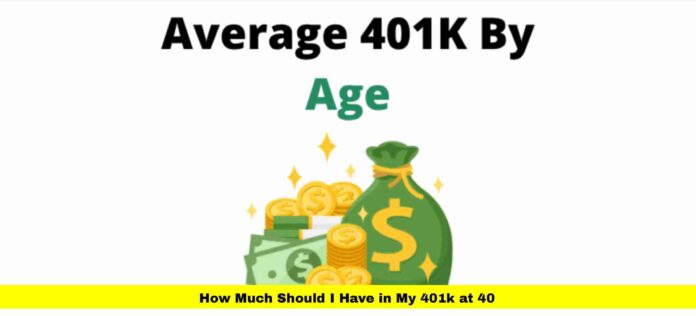 How Much Should I Have in My 401k at 40