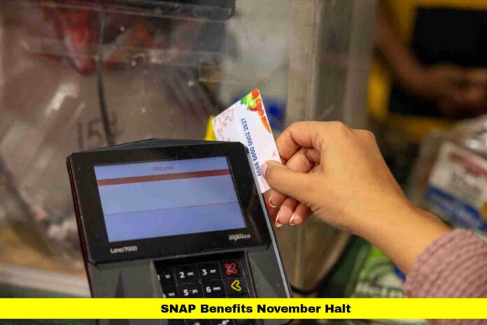 SNAP Benefits November Halt