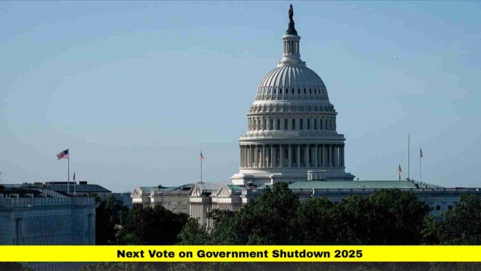Next Vote on Government Shutdown 2025