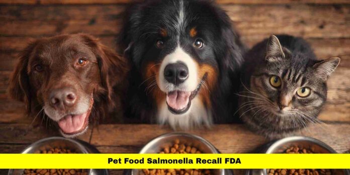 Pet Food Salmonella Recall FDA