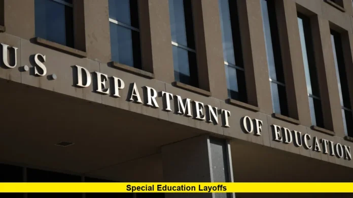 Special Education Layoffs