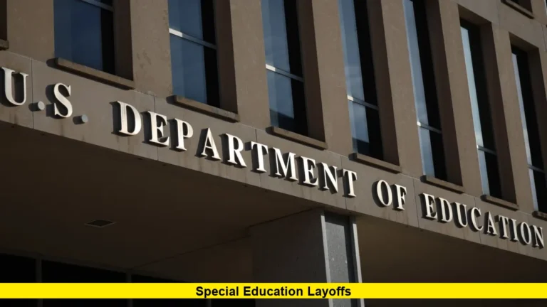 Special Education Layoffs