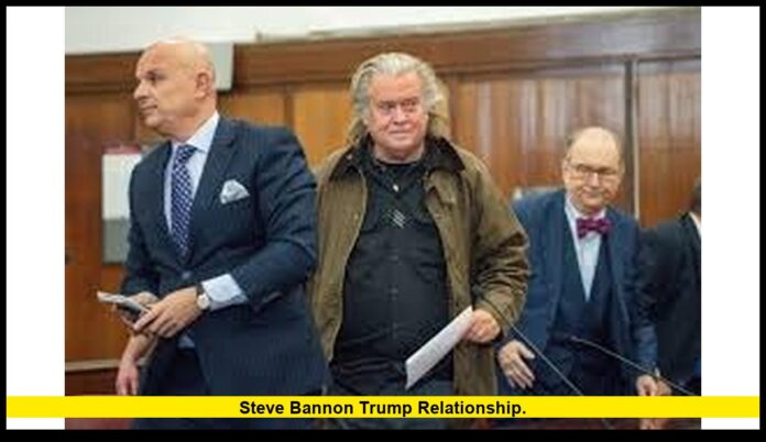 Steve Bannon Trump relationship. Steve Bannon Trump relationship