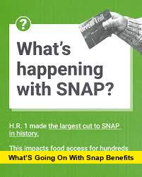 What’s Going On With SNAP Benefits