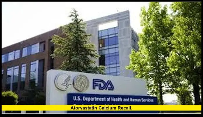 atorvastatin calcium recall