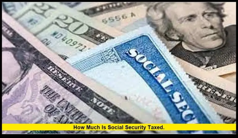 how much is Social Security taxed