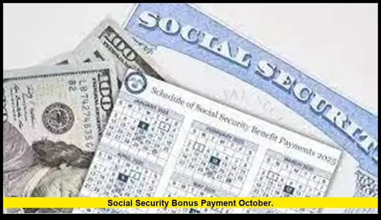 social security bonus payment October