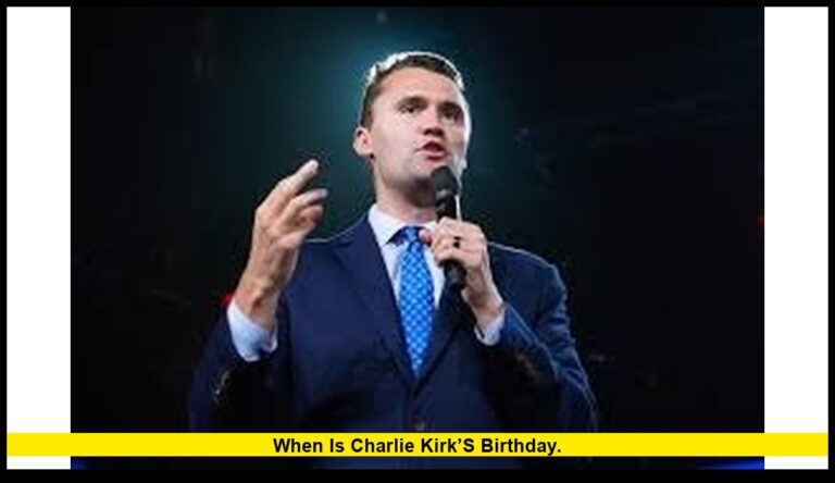 when is Charlie Kirk’s birthday