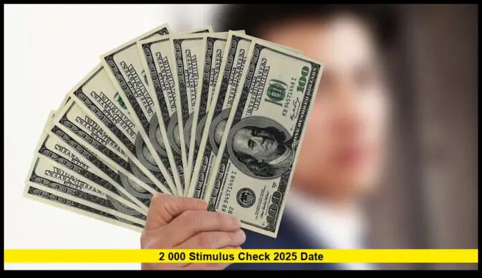 2 000 stimulus check 2025 date