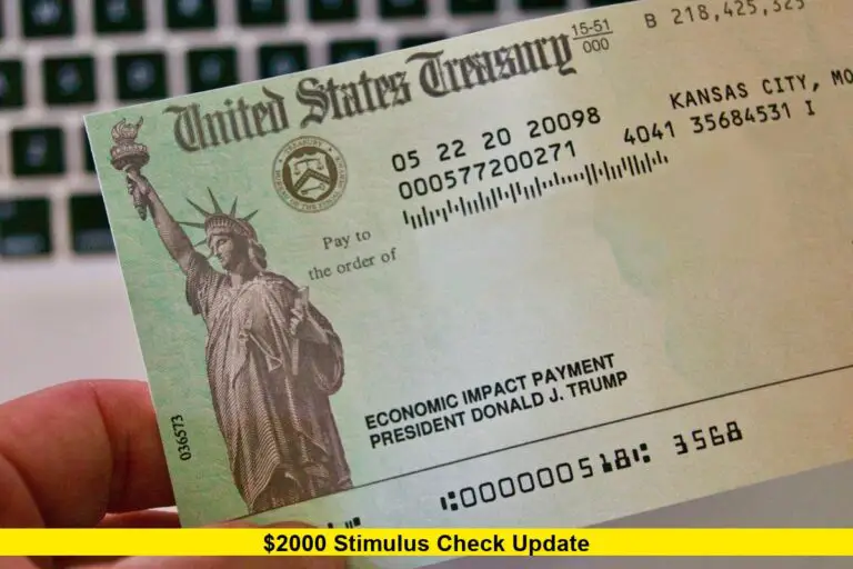$2000 Stimulus Check Update
