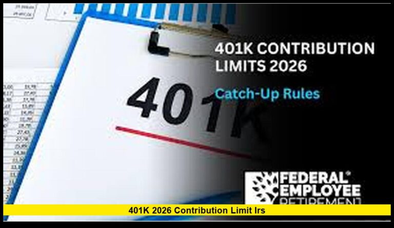 401k 2026 Contribution Limit IRS