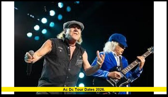 AC/DC tour dates 2026