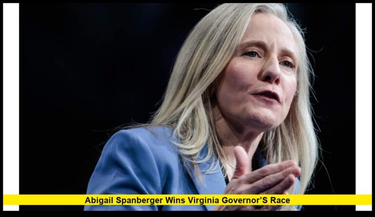 Abigail Spanberger Wins Virginia Governor’s Race