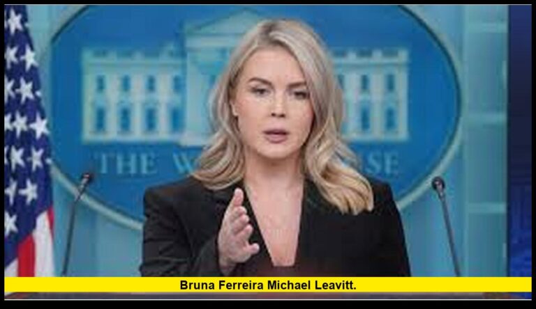 Bruna Ferreira Michael Leavitt.