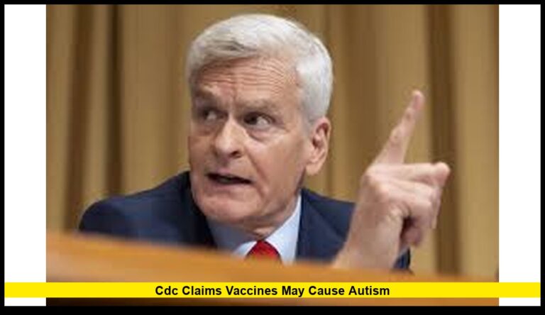 CDC Claims Vaccines May Cause Autism