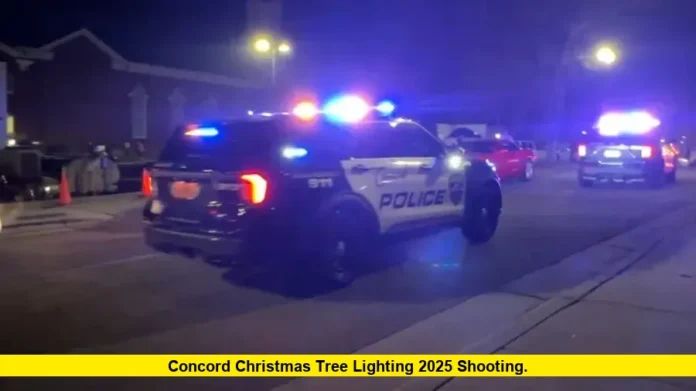 Concord Christmas Tree Lighting 2025 Shooting. Concord Christmas Tree Lighting 2025 Shooting