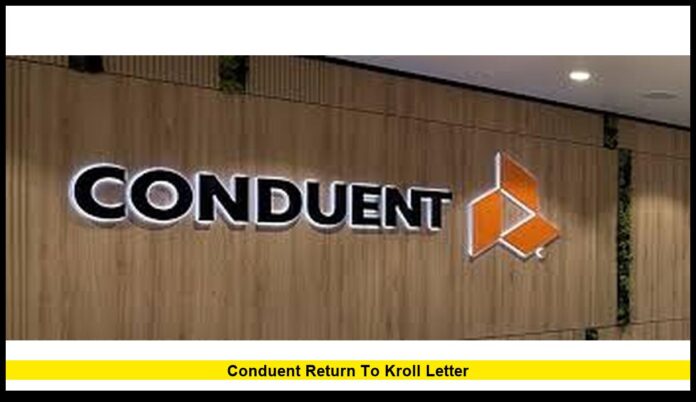 Conduent Return to Kroll Letter What It Means, Why You Received It, and 2025 Updates