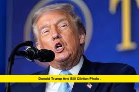 Donald Trump and Bill Clinton Photo