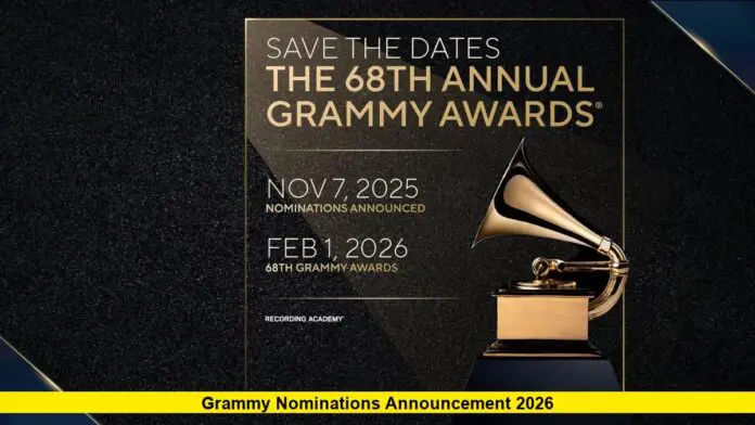 Grammy nominations announcement 2026 Grammy nominations announcement 2026